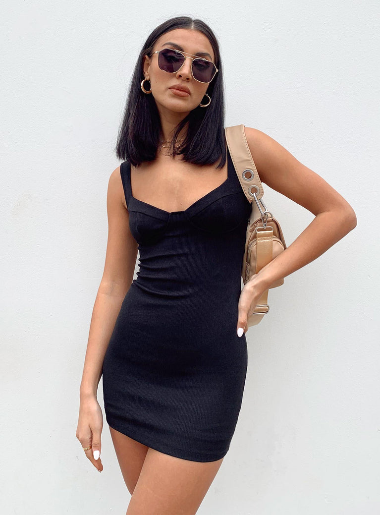 Jenney Mini Dress Black