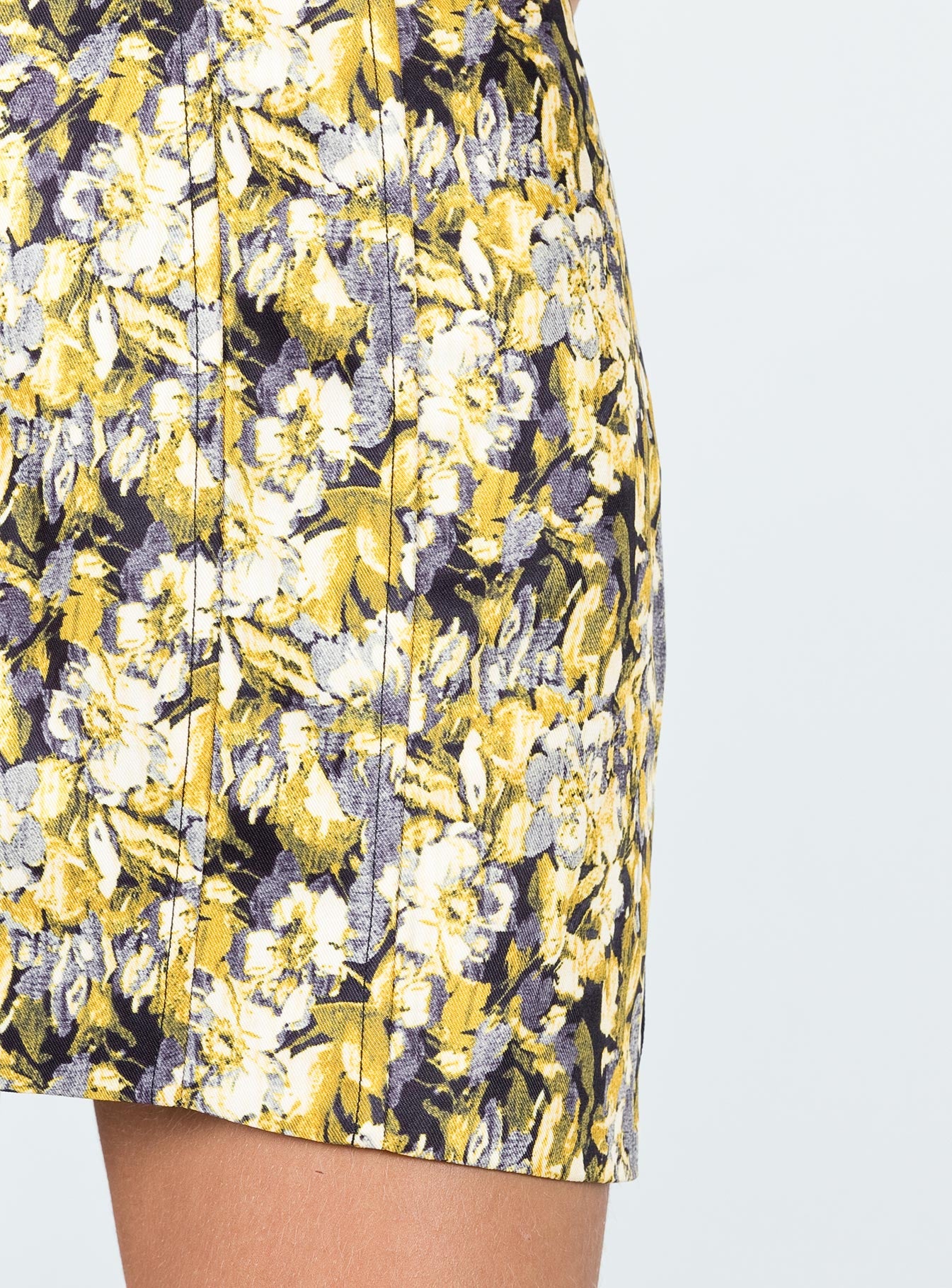 Front view of model wearing  front Venetian Corset Skirt Princess Polly  Mini Skirts 