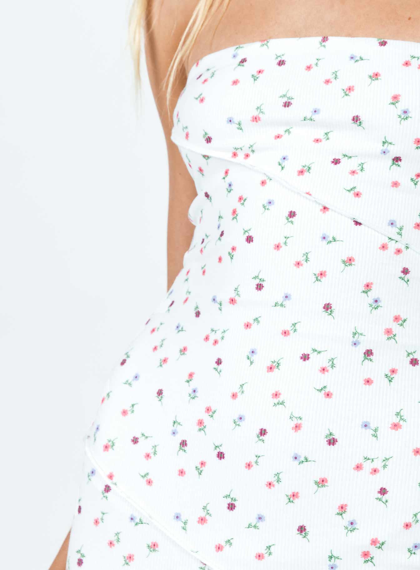 product Princess Polly High Neck  Oscar Maxi Dress White Floral