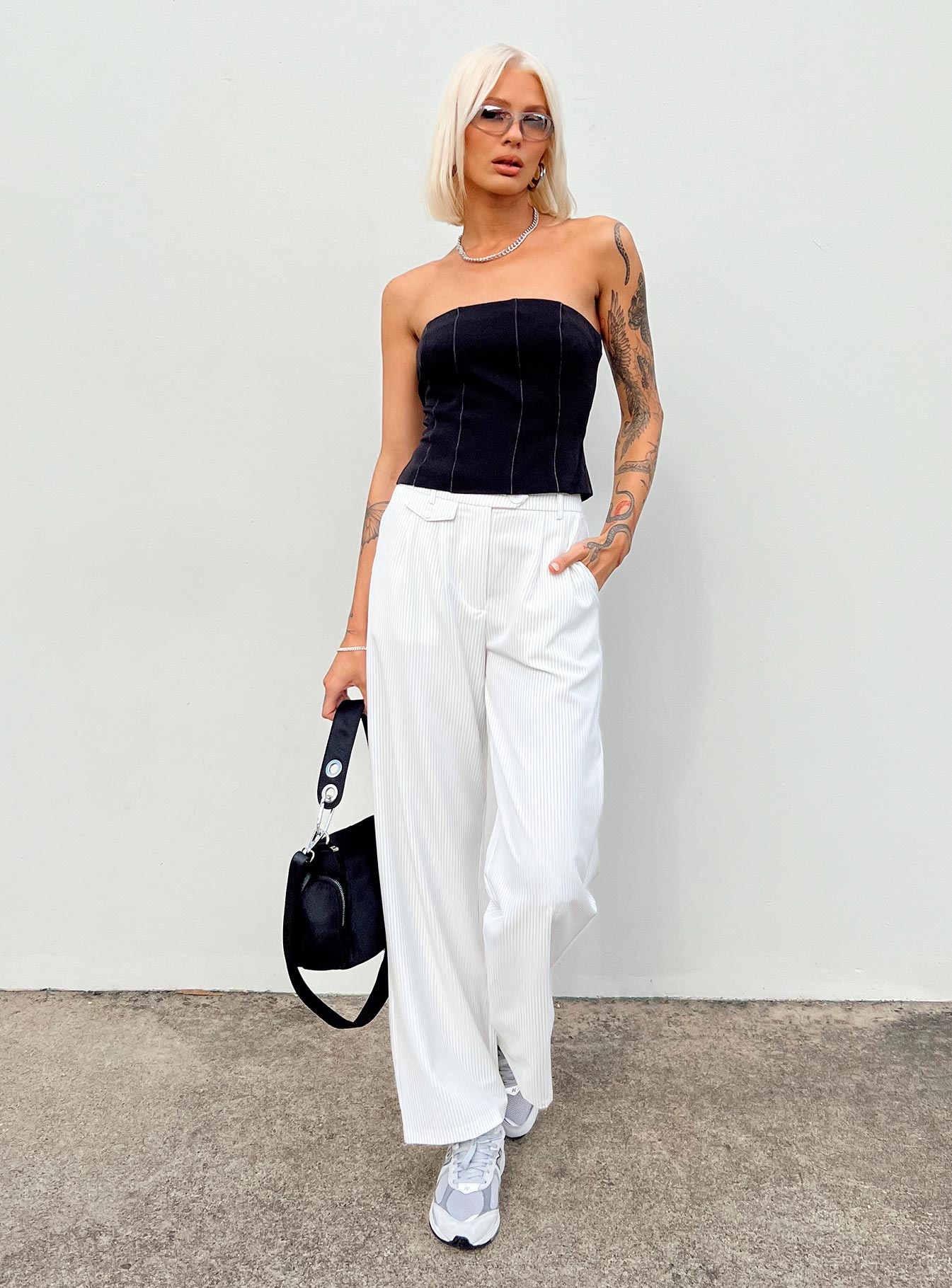 product Princess Polly High Waisted Pants High Waisted Pants High Waisted Pants High Waisted Pants  Karcher Pants White