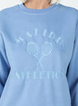 Malibu Athletics Sweatshirt Blue Princess Polly  regular 