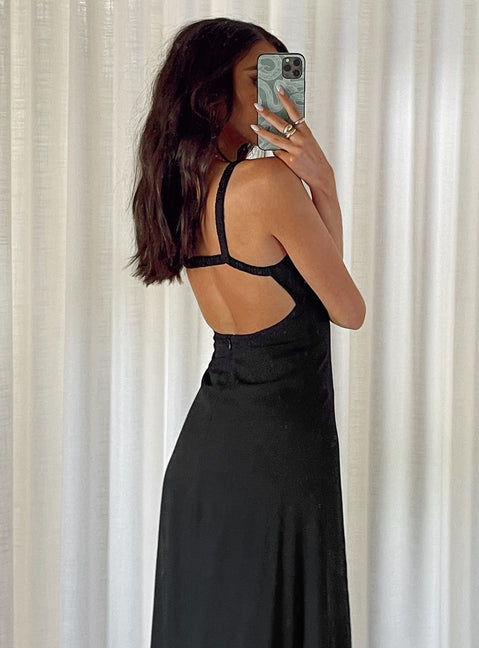 georgia midi dress princess polly Georgia Midi Dress Black