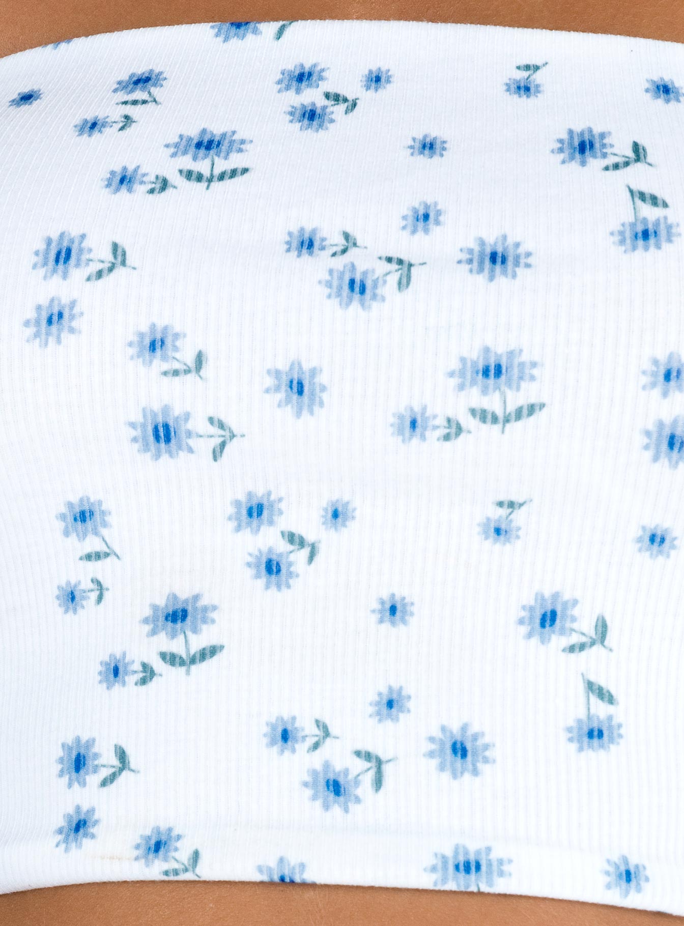 product Princess Polly Sleeveless Square Neck  Kinney Strapless Top White / Floral