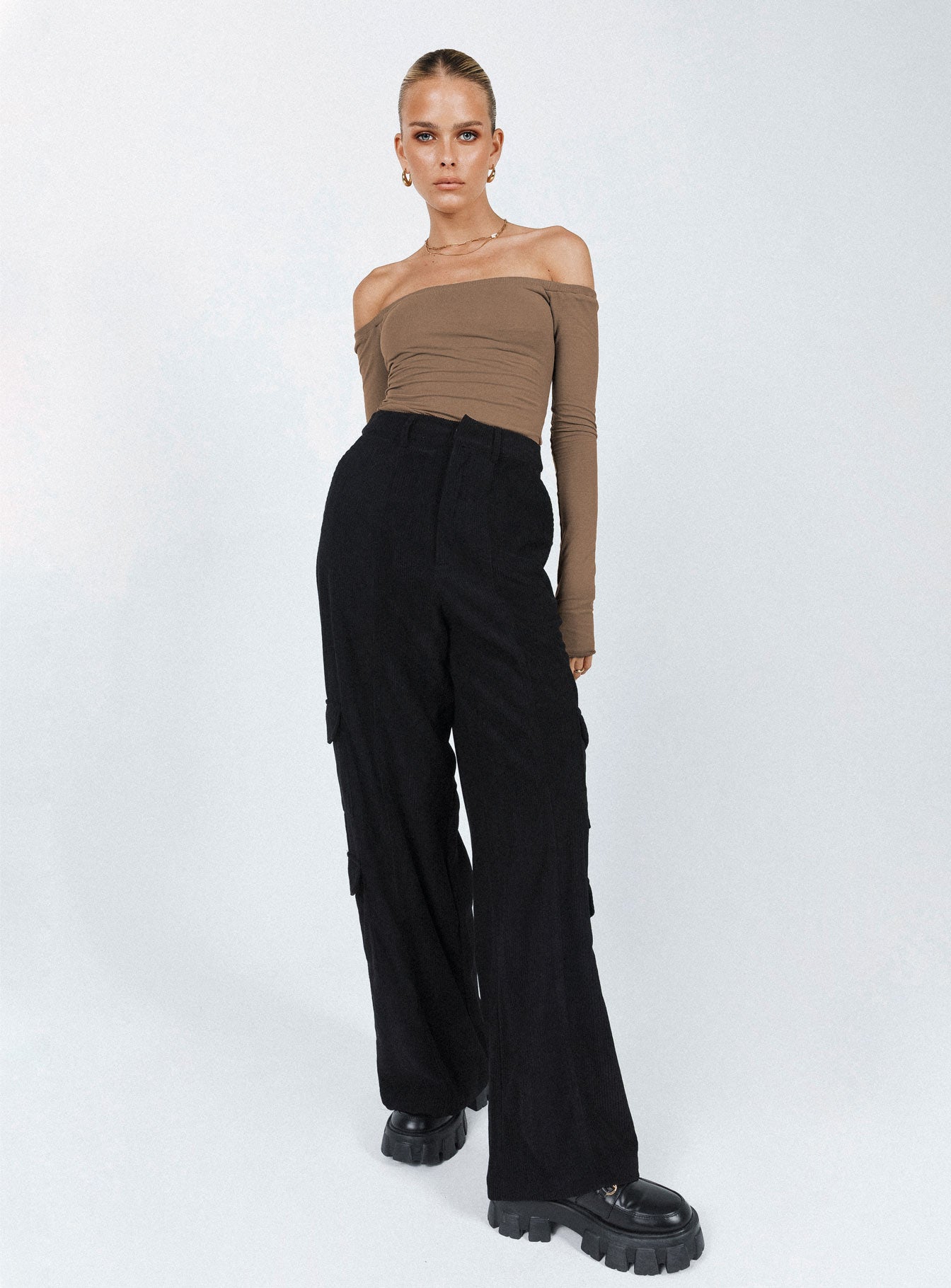 product Princess Polly  Bando Cargo Pants Black