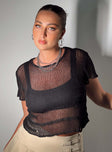 Top Sheer knit material Good stretch
