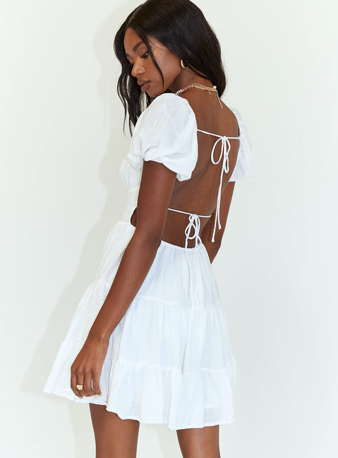 Danny Mini Dress White | Princess Polly Danny Mini Dress White | Princess Polly