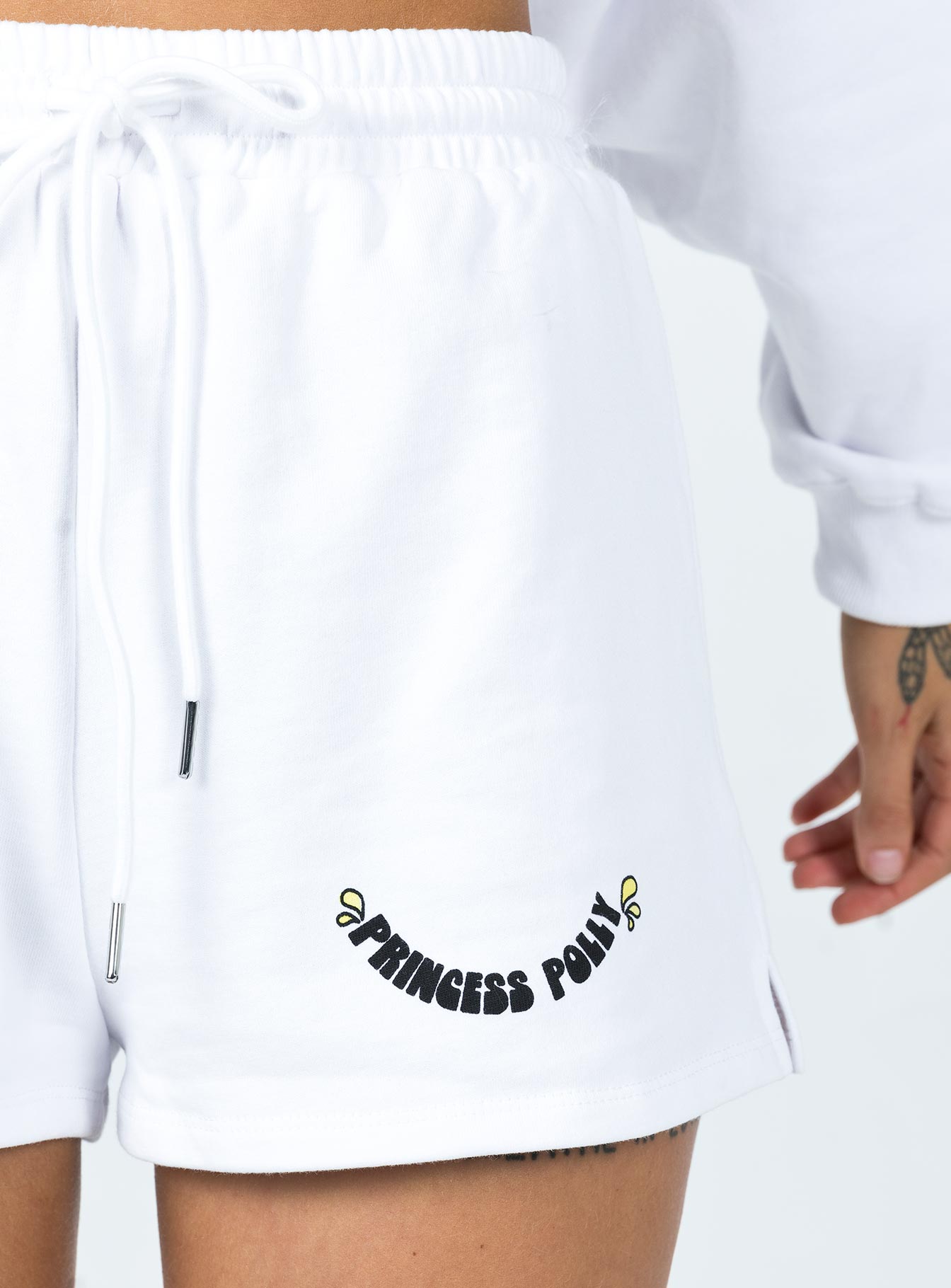 Princess Polly Chloe Shorts White