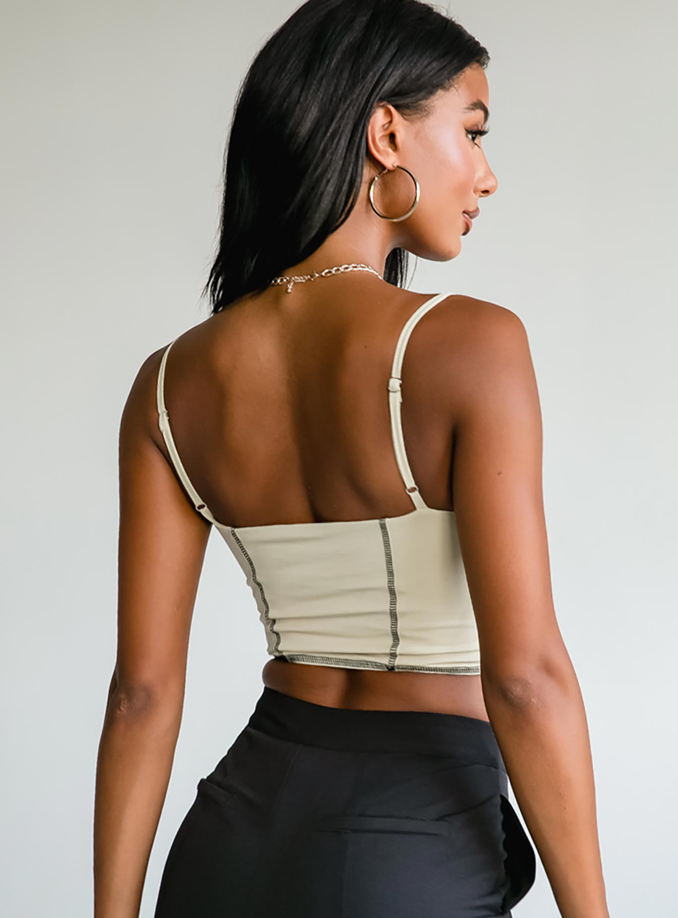 back view of model wearing Princess Polly Leilani Top 