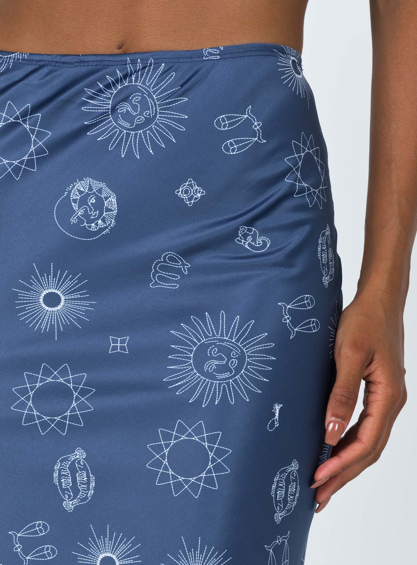 product Miller Midi Skirt Blue Princess Polly  Maxi 