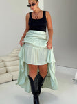 Miriah Maxi Skirt Sage Princess Polly  Maxi 