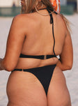 Addison Bikini Top Black