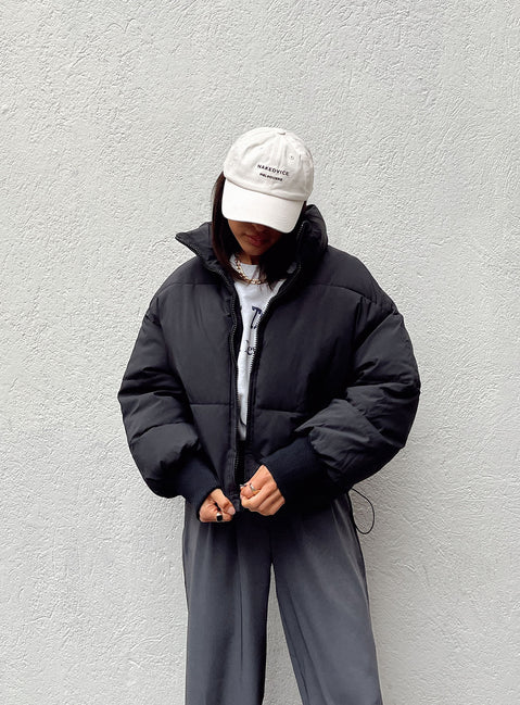 Abe Puffer Jacket Black