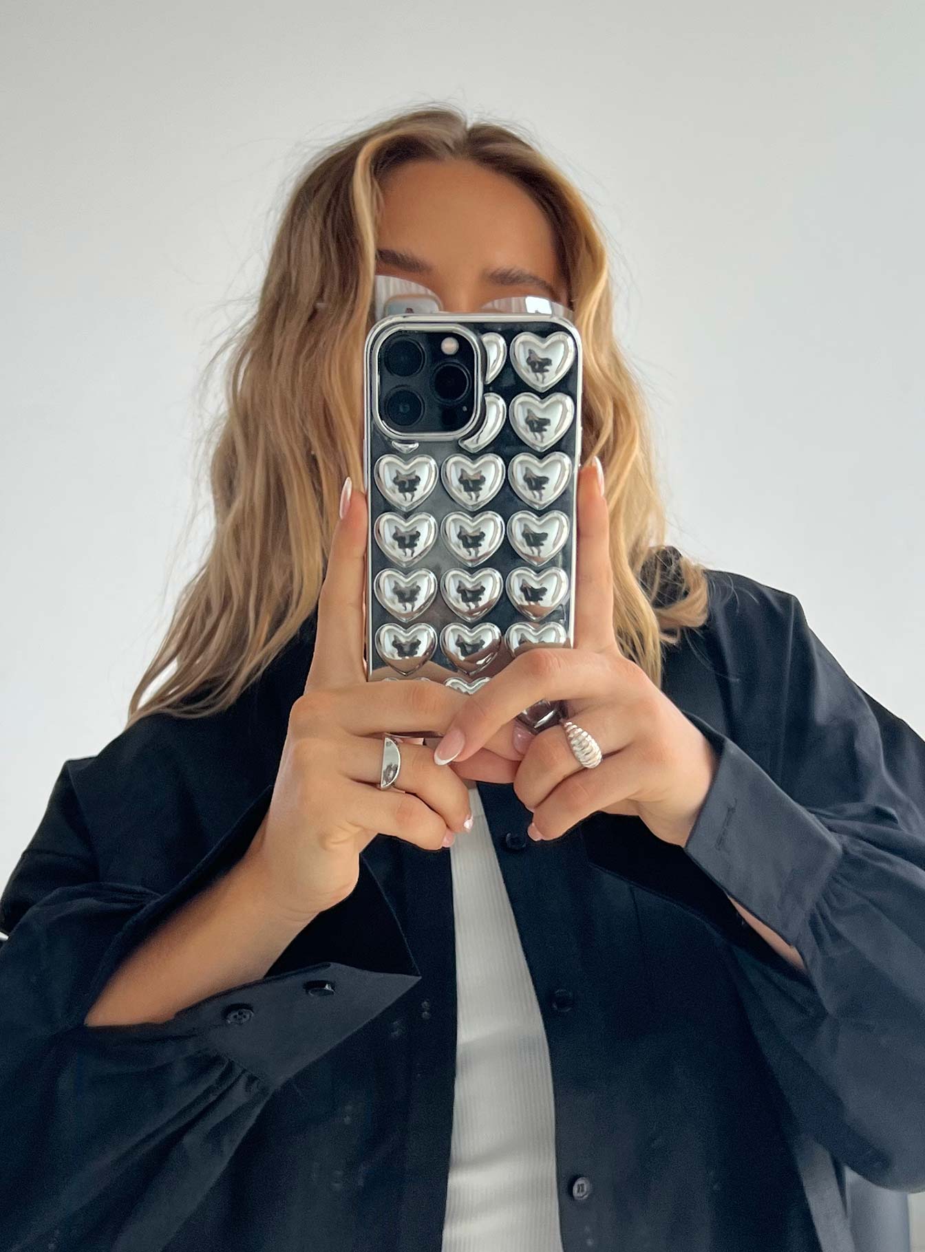 Free GIFT | Alexina iPhone Case | Silver | Womens Free GIFT | Alexina iPhone Case | Silver | Womens