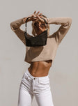 Alivia Cropped Sweater Beige Princess Polly  Cropped 