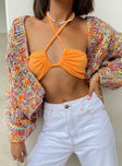 Candy Cardigan Multi Princess Polly  Cropped 