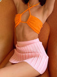 Charlene Mini Skirt Pink