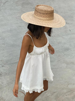 product Princess Polly Crew Neck  Empress Of Love Mini Dress White