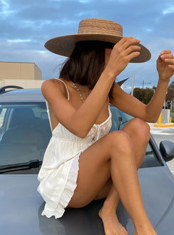 product Princess Polly Crew Neck  Empress Of Love Mini Dress White