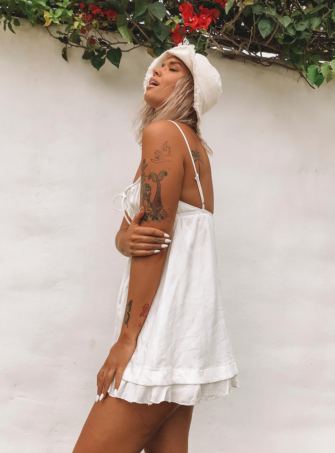 Empress Of Love Mini Dress White Empress Of Love Mini Dress White