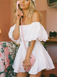 Princess Polly   Halton Mini Dress White