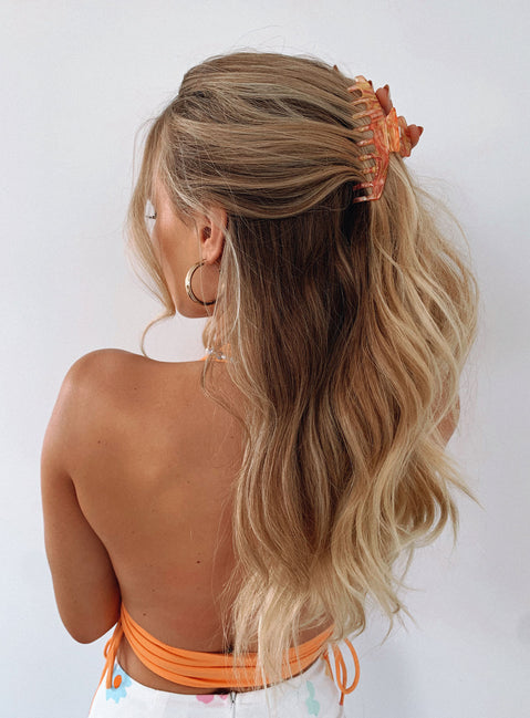 High Summer Hair Clip Orange / Pink