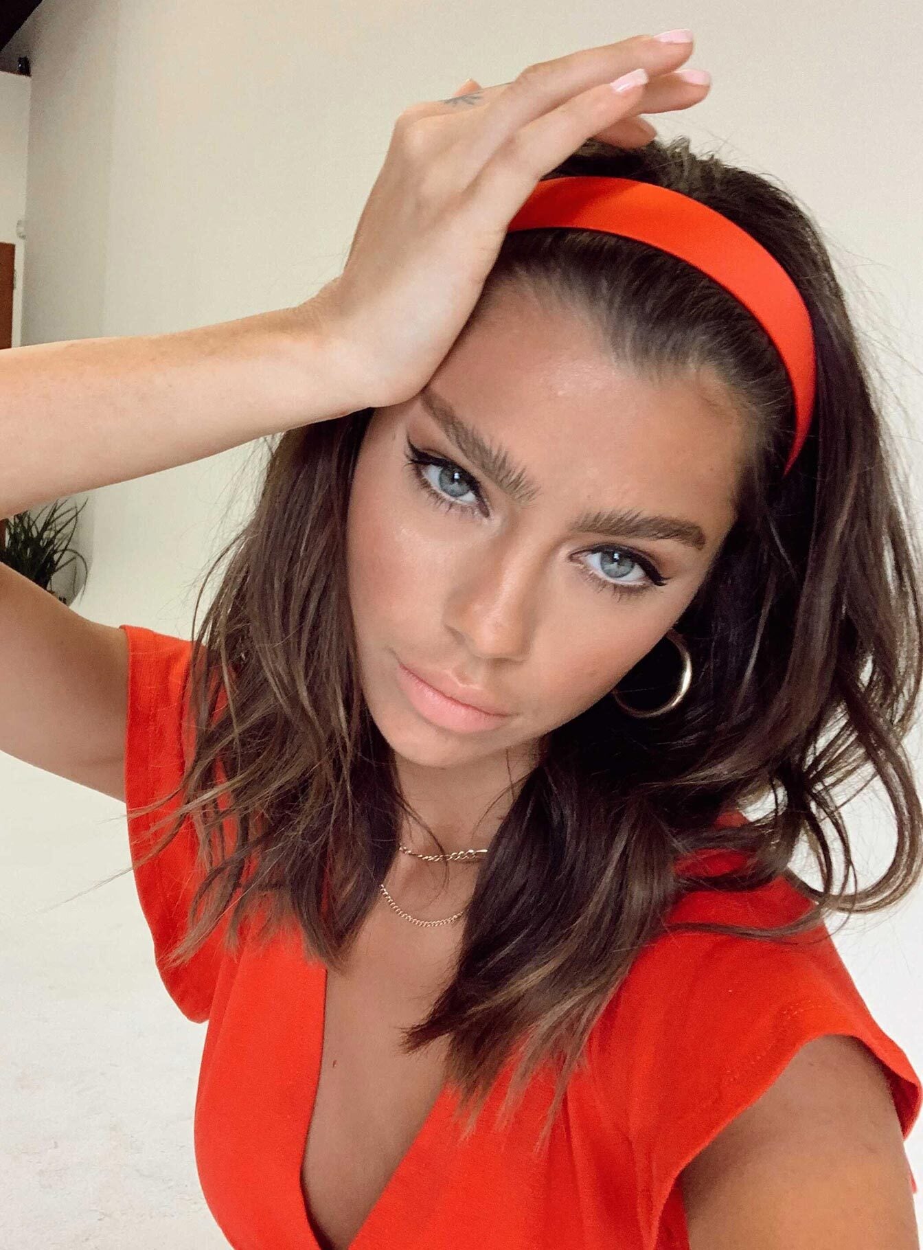 Bratitude Headband Red