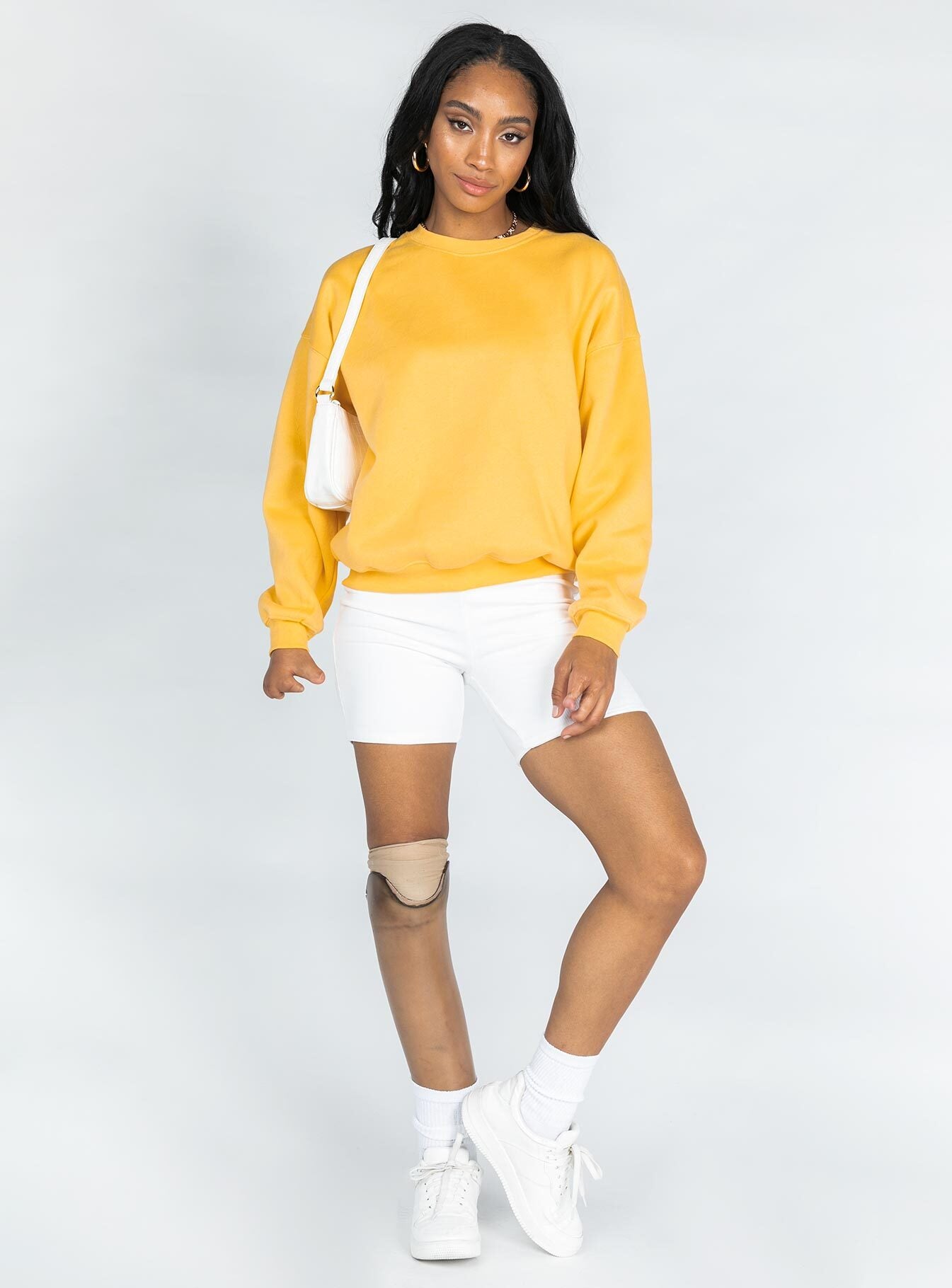 Charlotte Crewneck Sweatshirt Yellow