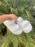 Ma Belle Sandals All White