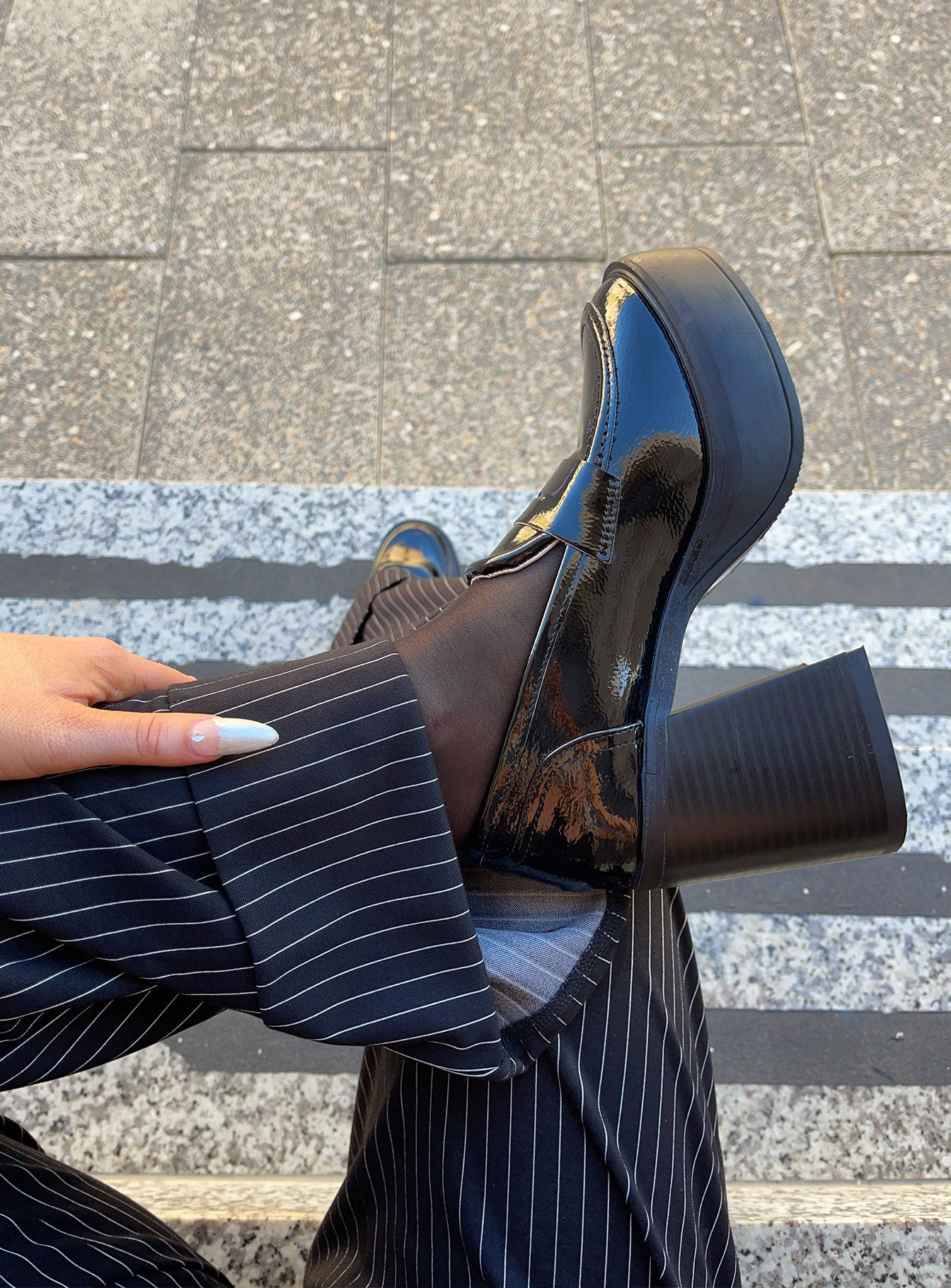 90s sales black heels