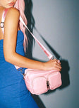 Nylon Cartwright Crossbody Bag Pink