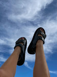 Rue Chunky Sandals Black