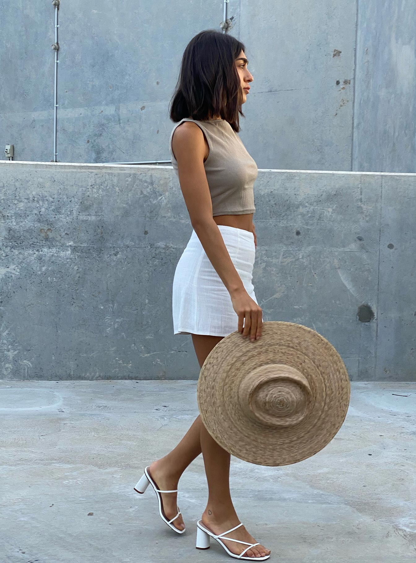 product Selby Mini Skirt White Petite Princess Polly  Mini Skirts 