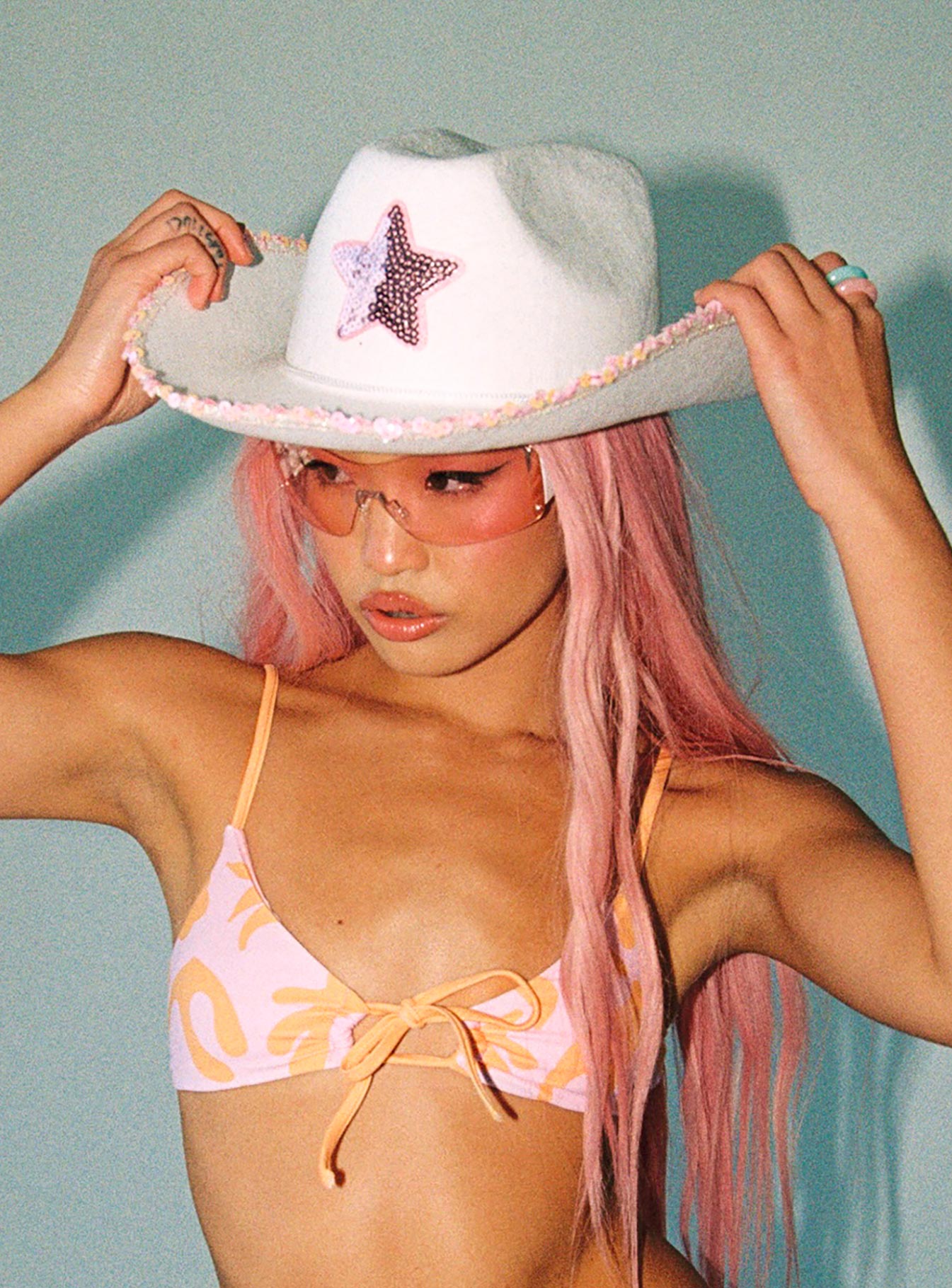 Stunner Cowboy Hat White