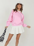 Temptation Crewneck Sweatshirt Pink