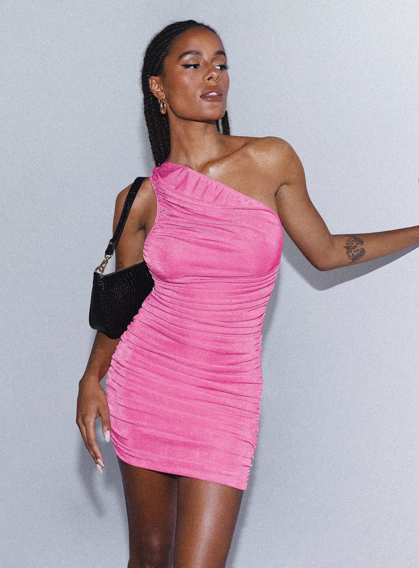 The Goddess Mini Dress Pink