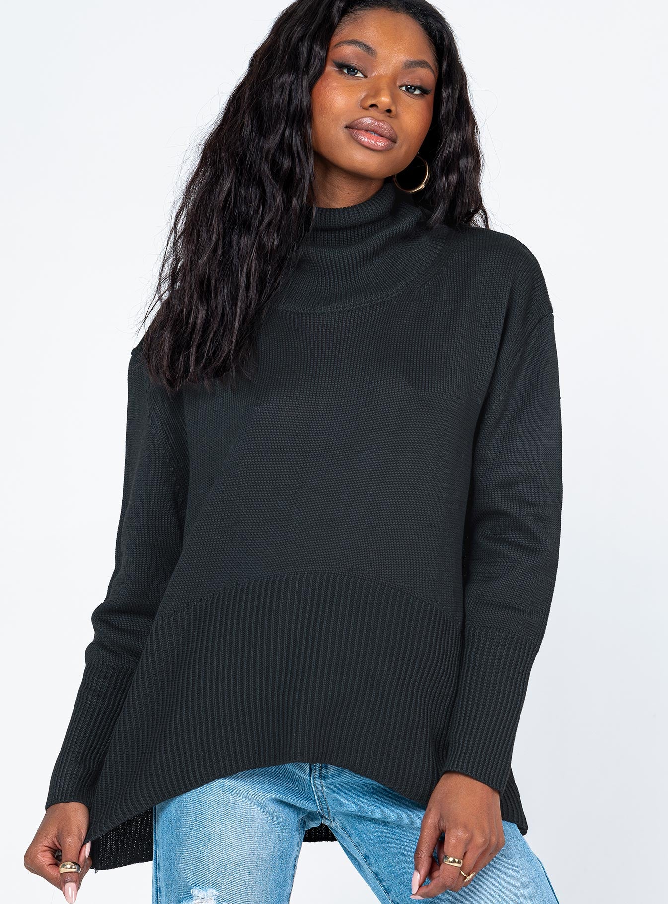 Larnee turtleneck sweater black