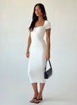 product Princess Polly Crew Neck  Ellisen Midi Dress White