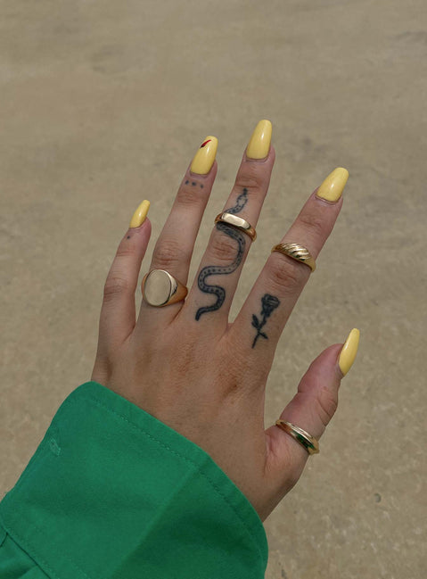 Voodoo Love Ring Set Gold Eco