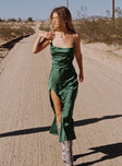 Princess Polly   Walk The Line Midi Dress Green
