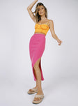 Tanna Midi Skirt Pink