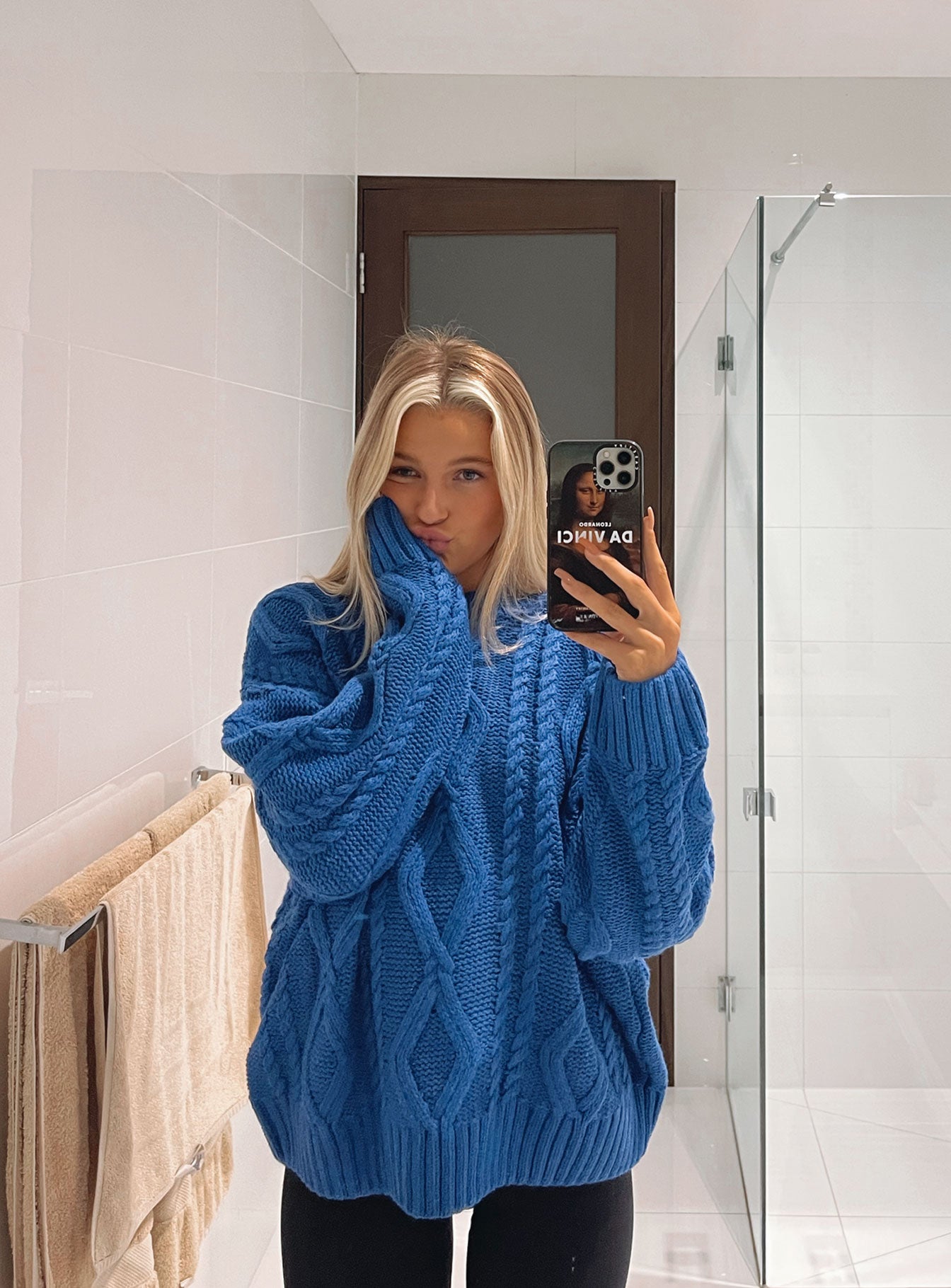 Anaya oversized sweater monday blues